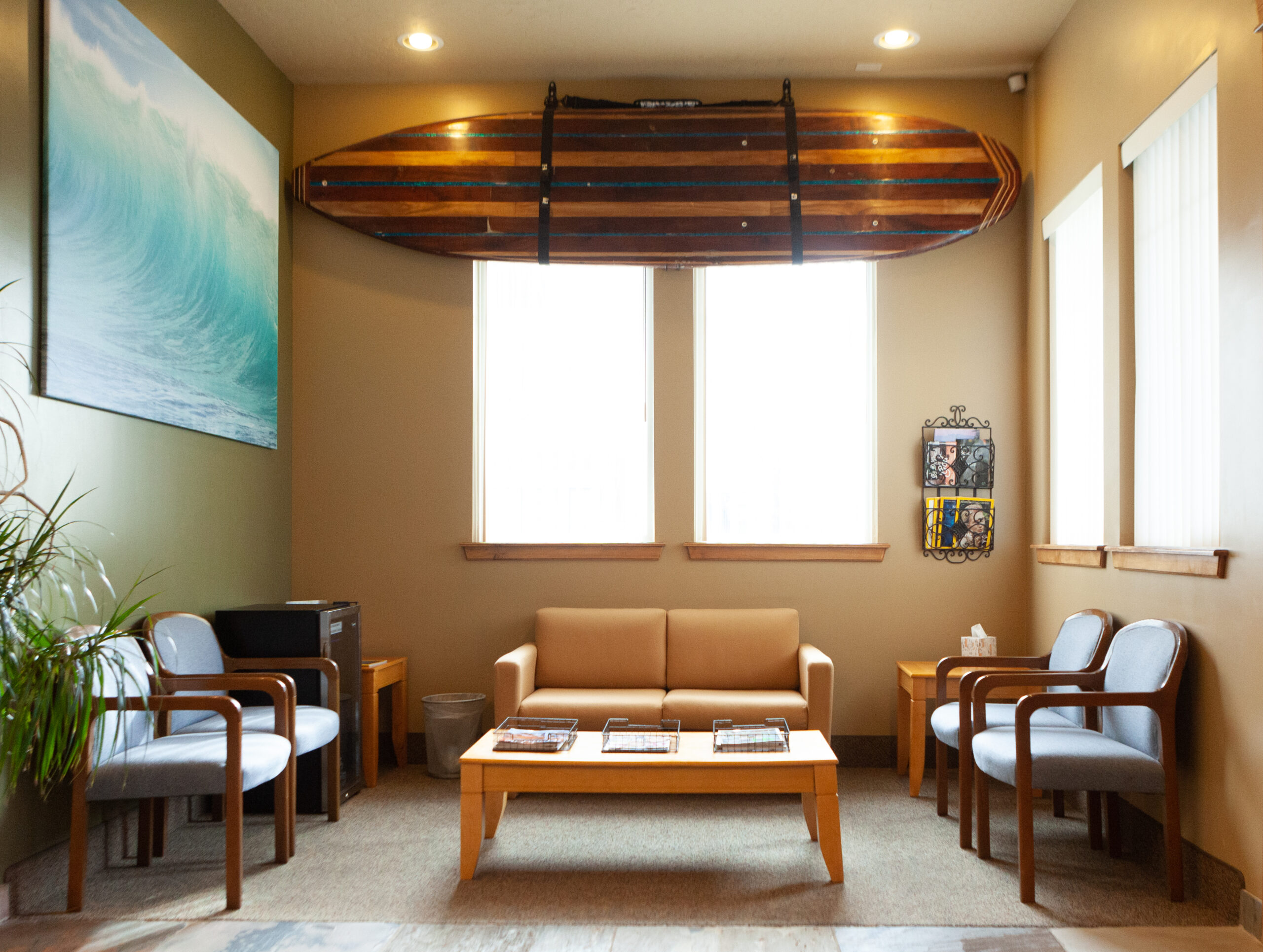 Waiting room at Falling Creek Dental